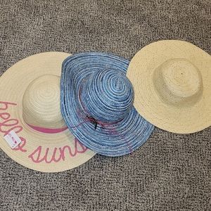 Youth girls sun/beach hats! New!